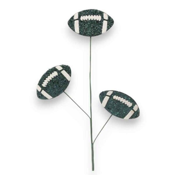 Green White Football Spray