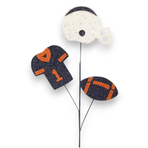 Navy Orange Football Pick