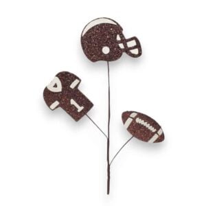 Maroon White Football Pick