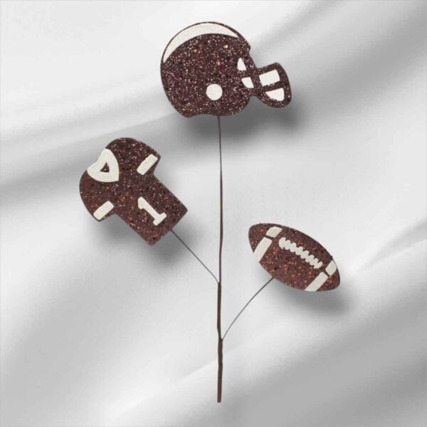 Maroon White Football Pick