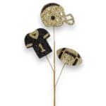 Gold Black Tri Football Pick