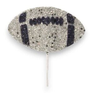 Navy Silver Football Helmet Pick