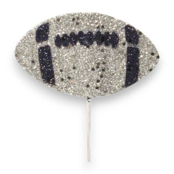 Navy Silver Football Helmet Pick