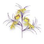 Purple Yellow Tiger Football
  Spray
