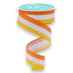 Candy Corn Stripe Ribbo