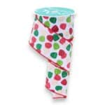 2.5? Christmas Gumdrop Ribbon – 10 yards