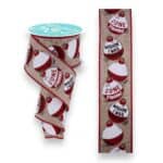 2.5" Natural Fishing Bobber Ribbon - 10 yards