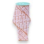 Texas Diagonal Text Ribbon