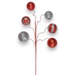 Red Silver Ball Pick