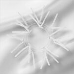 10-20" White Wire Wreath Frame