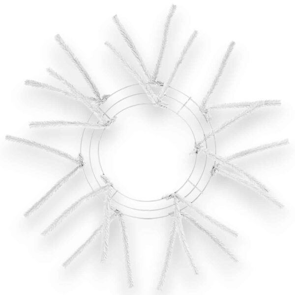 10-20" White Wire Wreath Frame