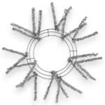 10-20" Silver Wire Wreath Frame