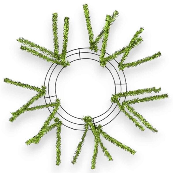 10-20" Lime Wire Wreath Frame