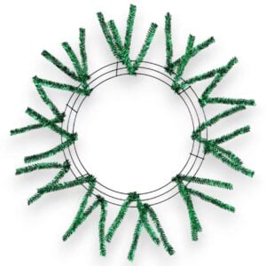 15-24" Metallic Green Wreath Frame