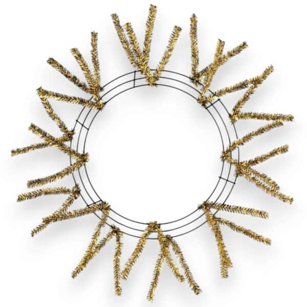 15-24" Gold Wire Wreath Frame
