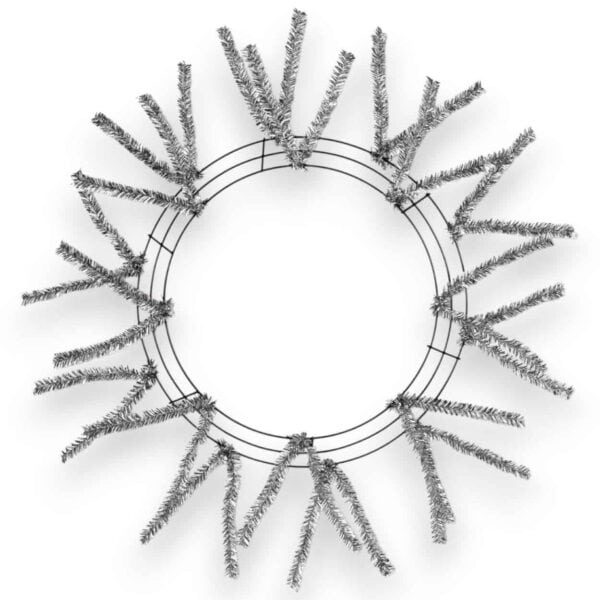 15-24" Silver Wire Wreath Frame