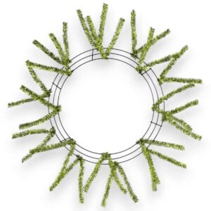 15-24" Lime Wire Wreath Frame