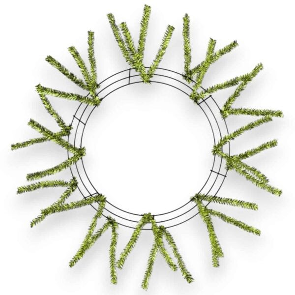 15-24" Lime Wire Wreath Frame