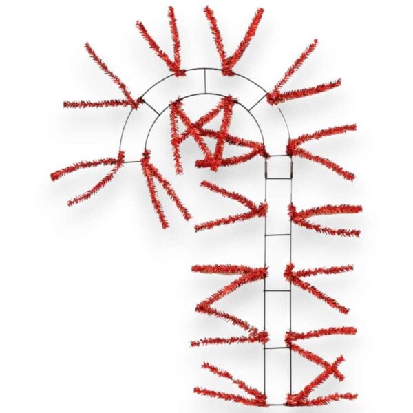 24" Candy Cane Wreath Frame