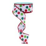 Lime Red Green Dot Ribbon