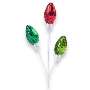 Sequin Light Bulb Pick