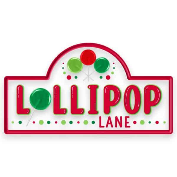 Lollipop Lane Christmas Sign
