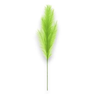 Lime Green Fabric Plume Spray