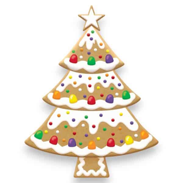 Metal Gumdrop Christmas Tree Sign