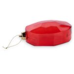 Red Oval Gem Ornament