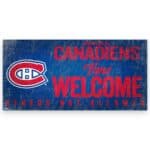 Montreal Canadiens Fans Welcome Sign