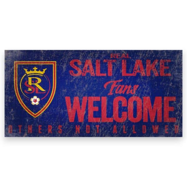 Real Salt Lake Fans Welcome Sign