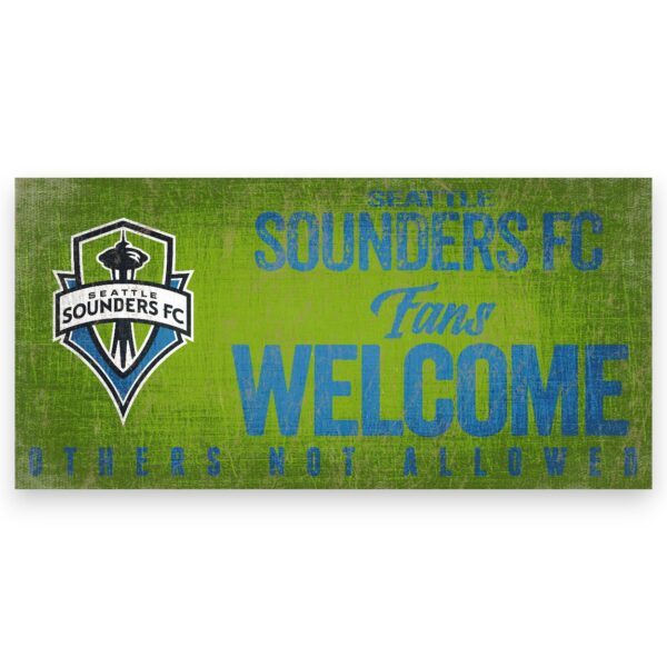 Seattle Sounds Fans Welcome Sign