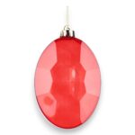 Red Oval Gem Ornament