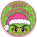 Pink Green Monster Sign - 12 inches MD169222