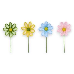 Spring Polka Dot Flower Stems