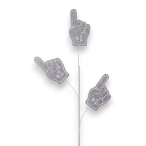 Silver Foam Finger Pick