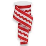 Red Ric Rac Ribbon