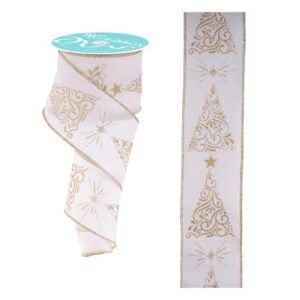 Gold Christmas Tree Ribbon