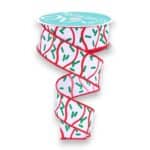 Red Green Sprinkles Ribbon