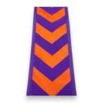 Orange Purple Chevron Ribbon