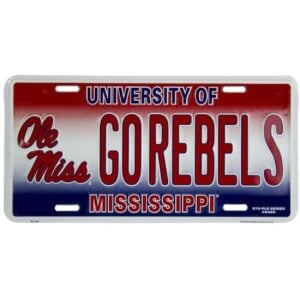 Ole Miss Rebels License Plate