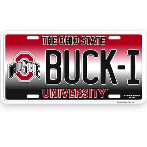 Ohio State Buckeyes License Plate
