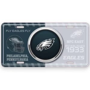 Philadelphia Eagles Bullseye License Plate