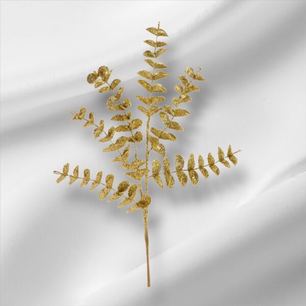 Glitter Gold Eucalyptus Pick - Image 2