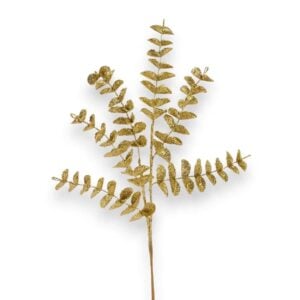 Glitter Gold Eucalyptus Pick