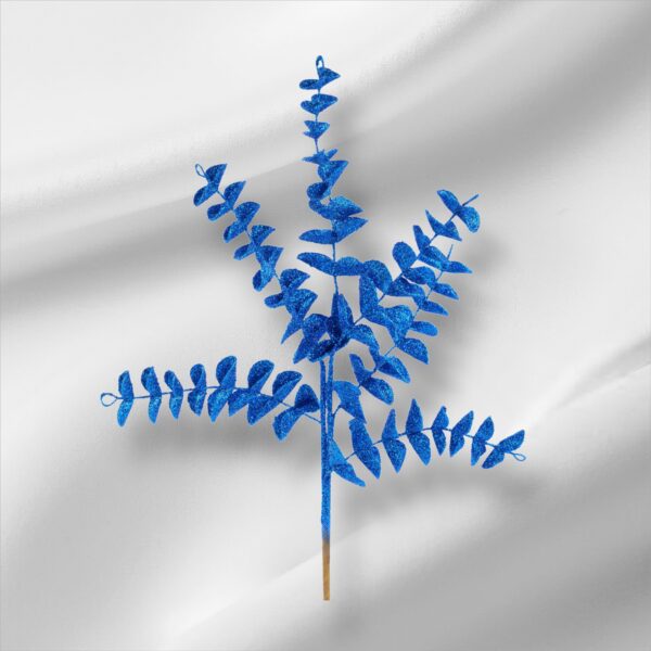 Glitter Blue Eucalyptus Pick