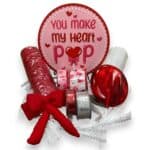 Lollipop Valentine Wreath Kit