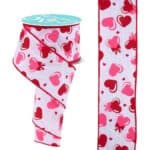 2.5" Valentine Lollipop Ribbon - 10 yards