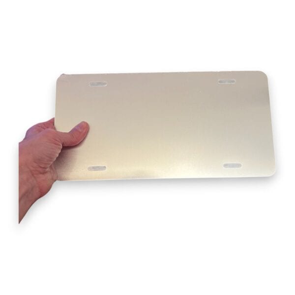 Football License Plate Back