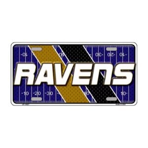 Baltimore Ravens Football License Plate